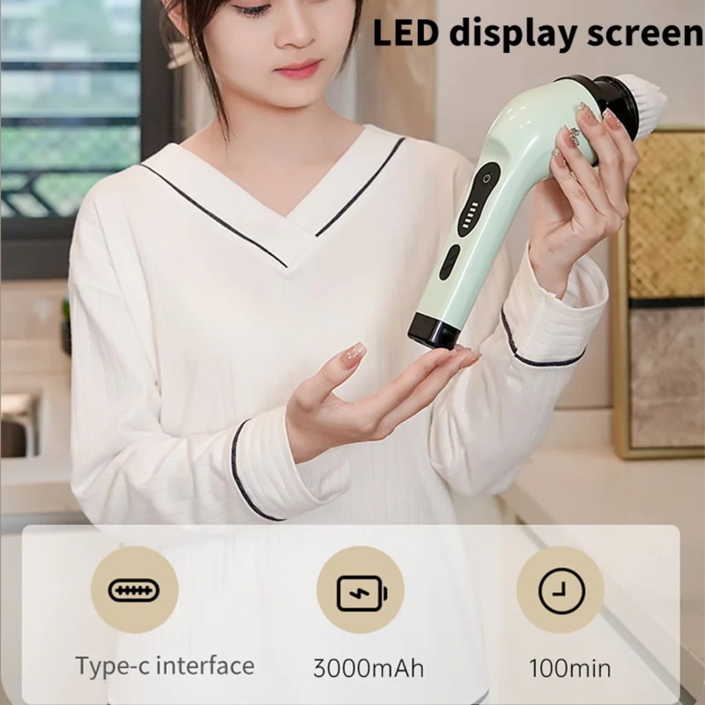 ELECTRIC BRUSH   - easy clean and time saving