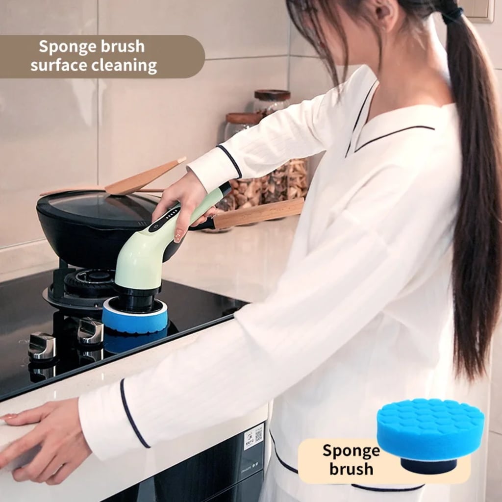 ELECTRIC BRUSH   - easy clean and time saving