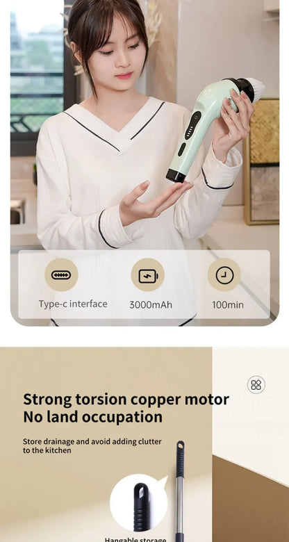 ELECTRIC BRUSH   - easy clean and time saving